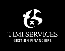 Création d'une version sur fond noir du logo gestion finance