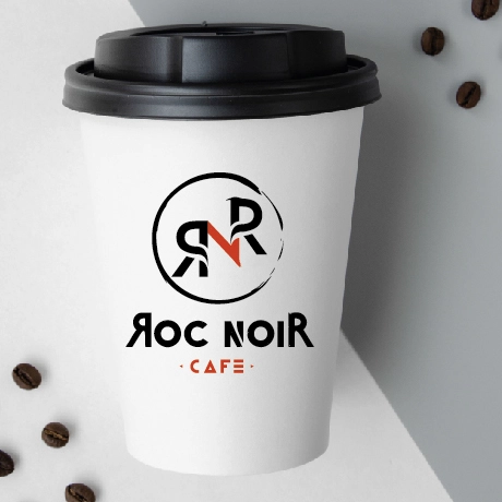 Agence de branding concept logo café