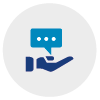 message de logo