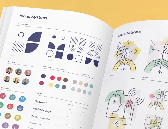 Éléments graphiques illustrations icônes