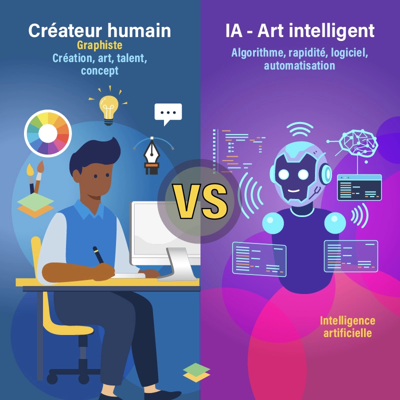 Graphiste vs IA