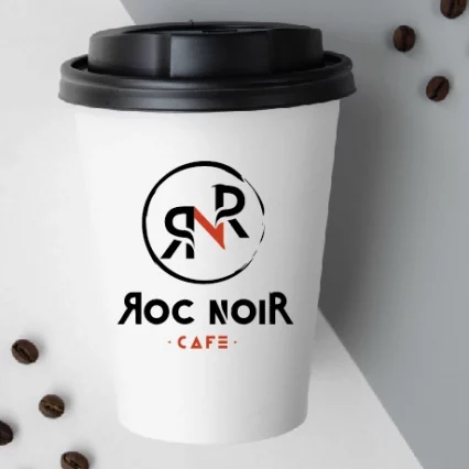 Agence de branding concept logo café